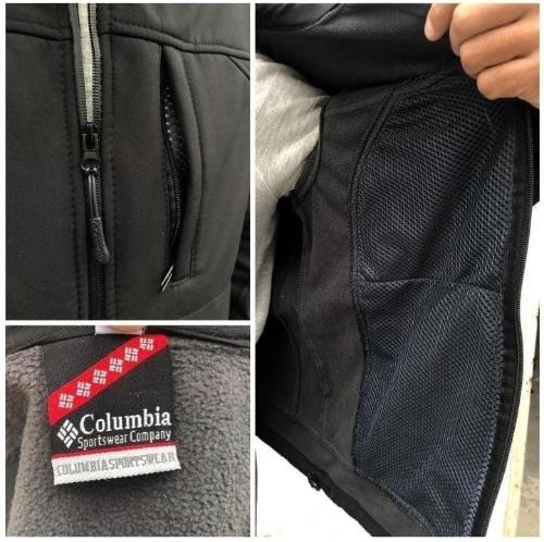 Campera Columbia Neopren Térmica Negro Hombre
