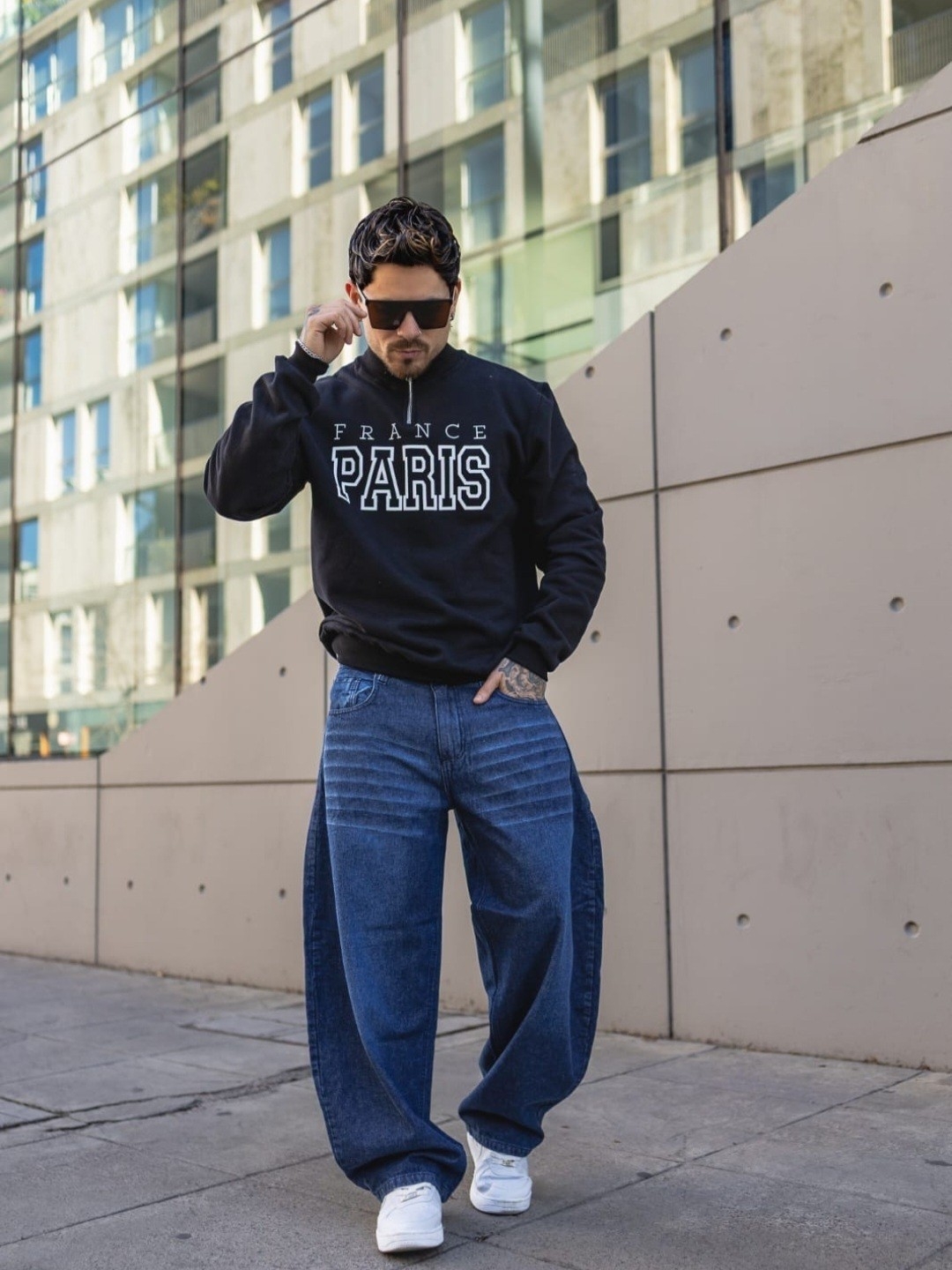 Jean Baggy Azul Hombre - Imagen 2