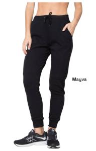 Joggins de Mujer de Algodón Frizado