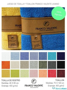 Juego T. y T. Franco Valente
