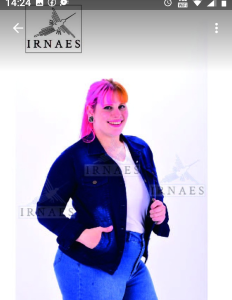 Campera Jeans Talle Especial  Azul