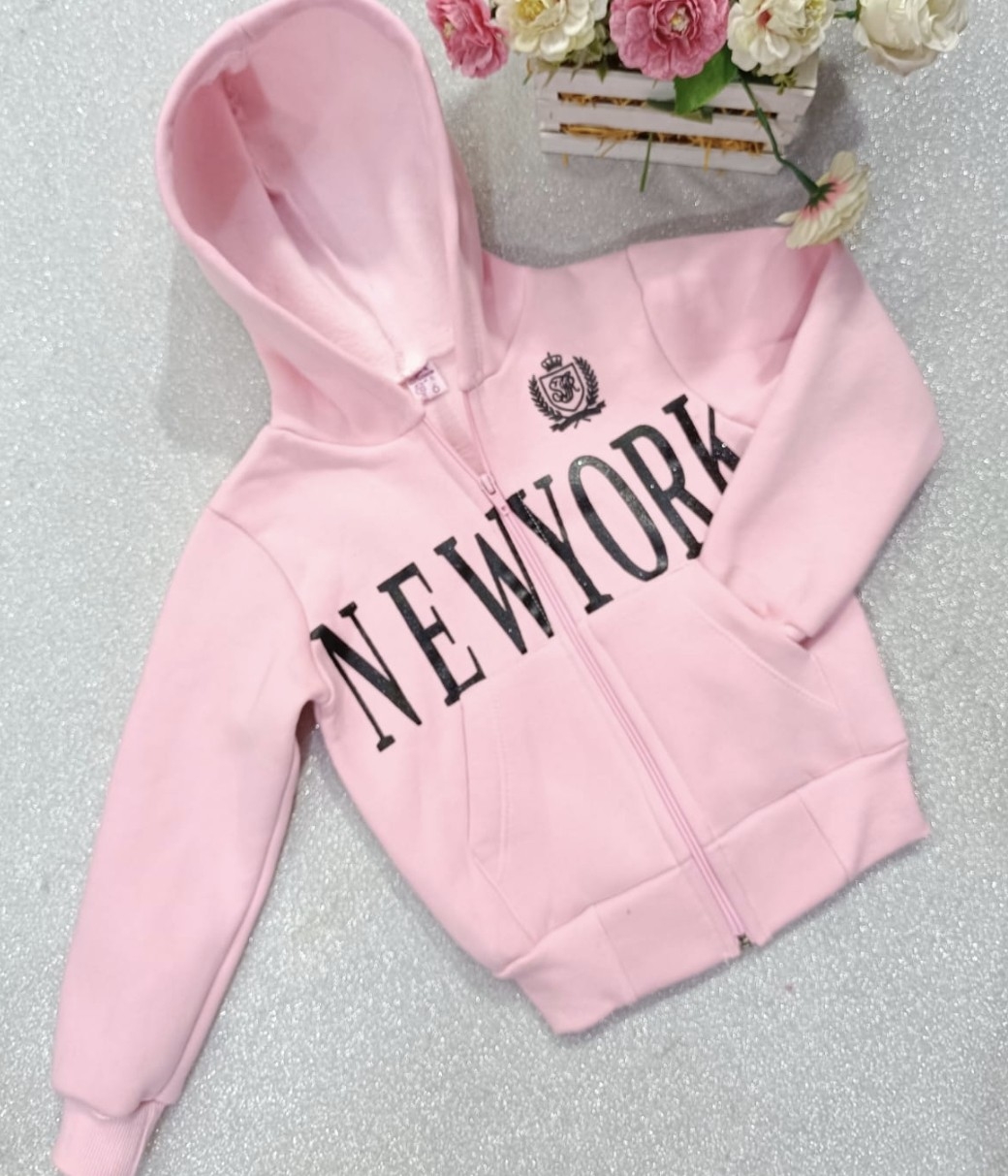 Campera Nena New York Frisa Invisible - Imagen 1