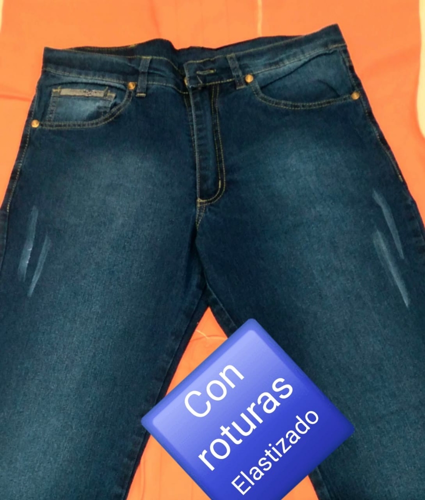 Jeans Elastizado Localizado - Imagen 2