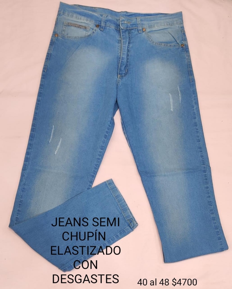 Jeans Elastizado Localizado - Imagen 3