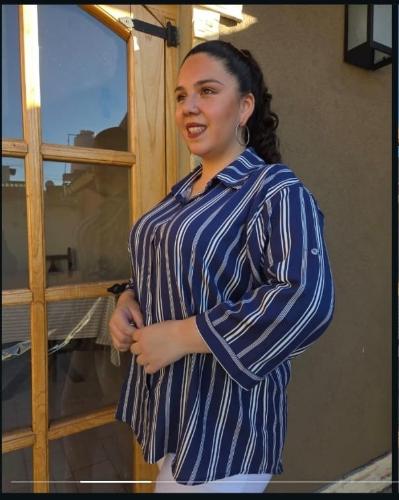 Camisas Especiales Rayadas Mga 3/4 - Miniatura 3