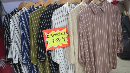 Camisas Especiales Rayadas Mga 3/4 - Miniatura 4