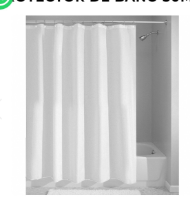 Protector de  Cortina Baño 70micrones