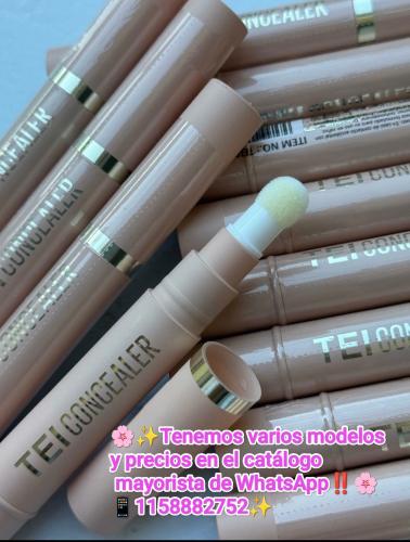 Corrector Líquido Retractil con Esponja de Tei