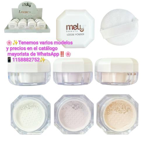 Polvo Volátil Suelto de Mely Fijador de Maquillaje