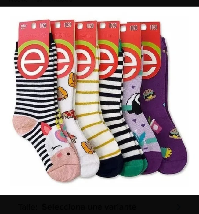 Medias Elemento Niños 1,2,3