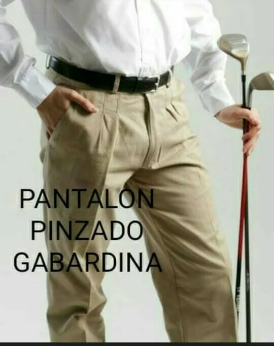 Pantalón  Gabardina Pinzado