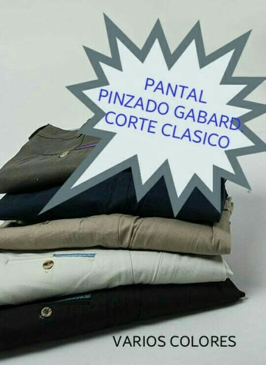 Pantalón  Gabardina Pinzado - Imagen 2