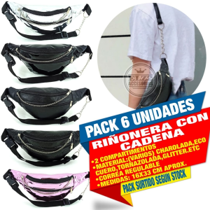 Hermosas Riñoneras con Cadena