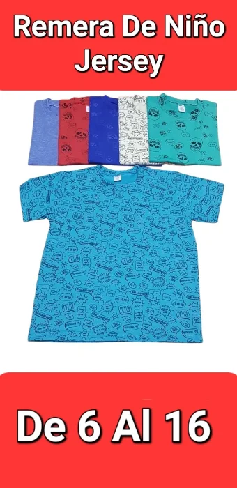 Remera Jersey de Niño