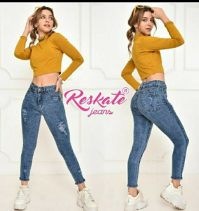Pantalón Jeans Premium Negro y Gris con y sin Rotura - Miniatura 4