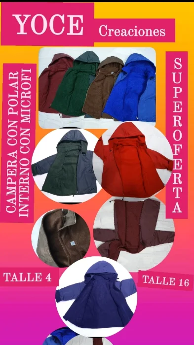 Campera Microfibra con Polar X Dentro