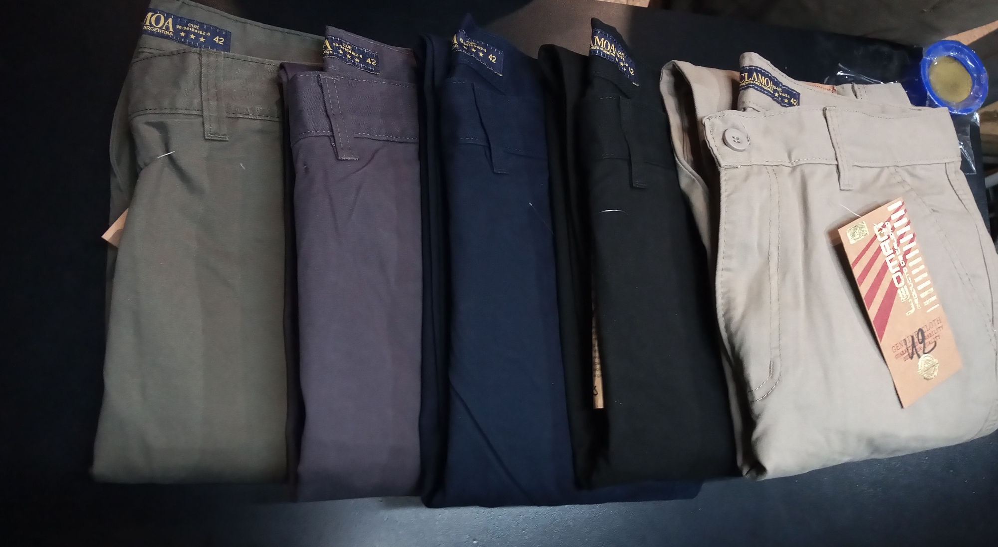 Pantalon Cargo Gabardina Hombre Nacional - Imagen 2