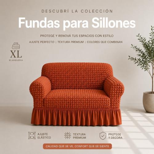 Funda Sofa Elastizada 1 Cuerpo
