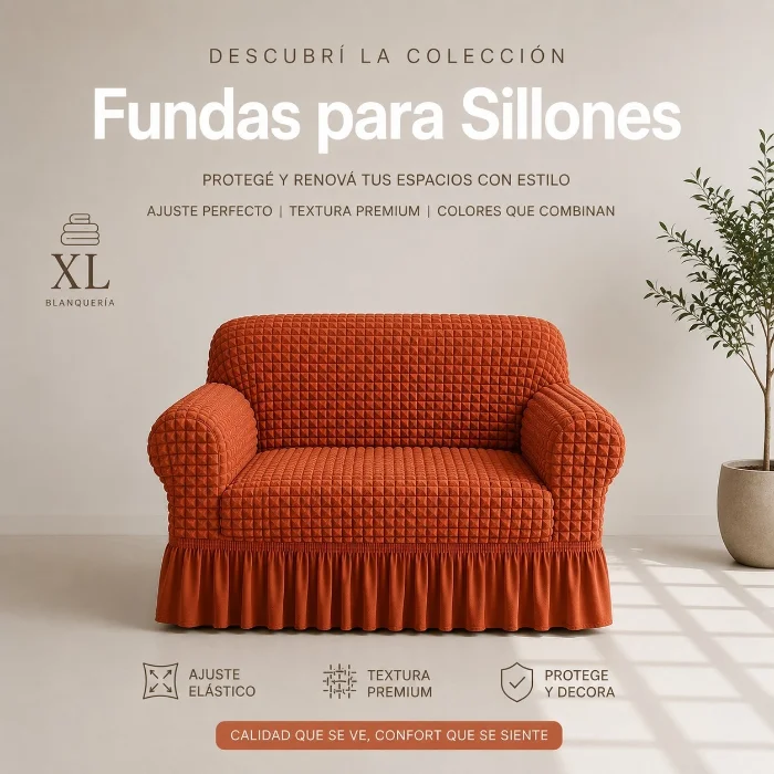 Funda Sofa Elastizada 1 Cuerpo