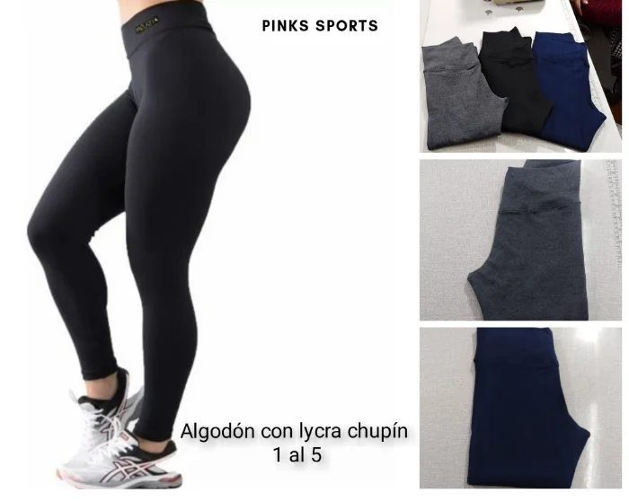 Calzas Chupin Algodon y Lycra