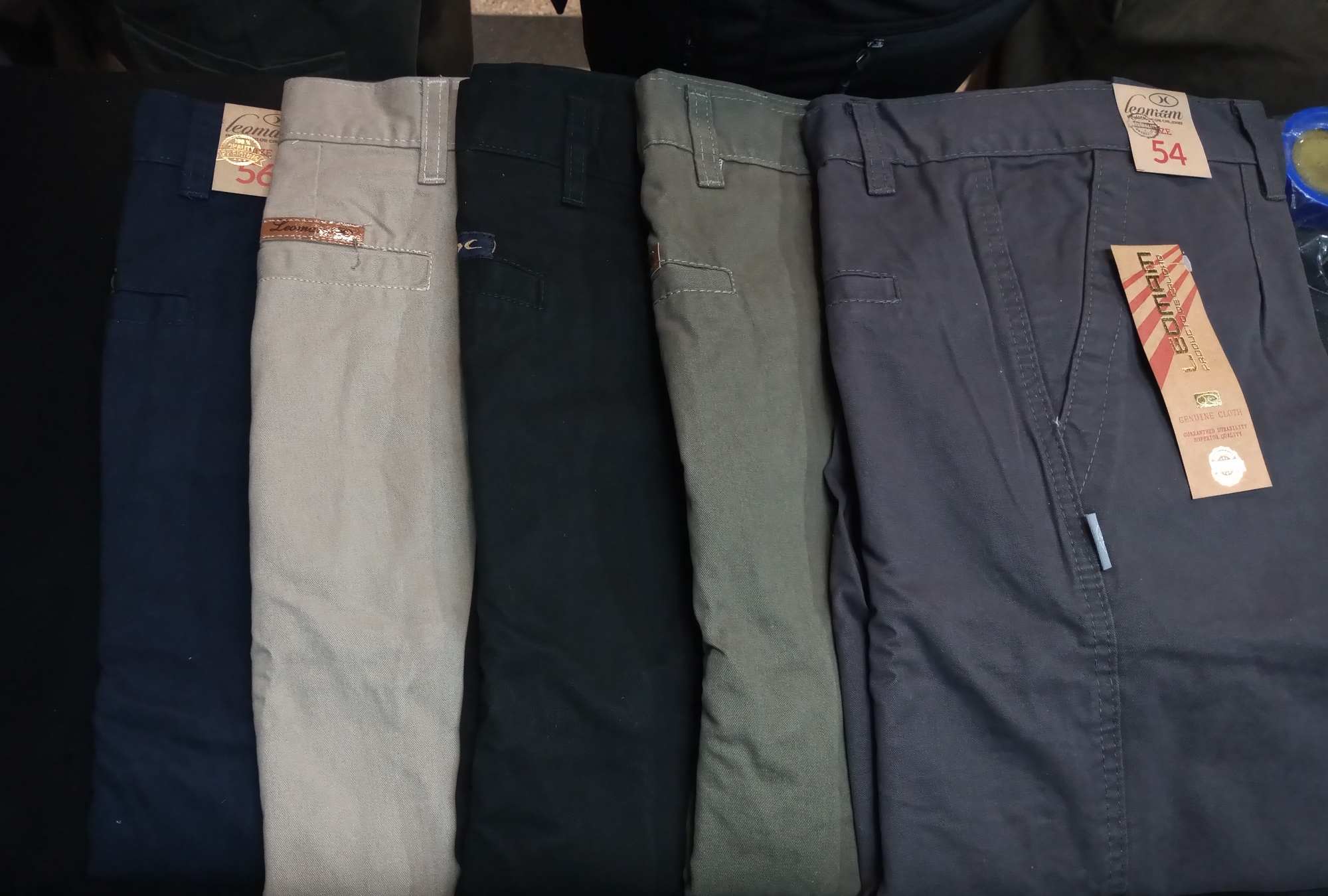 Pantalon Pinzado Clasico Talle Especial Gabardina Hombre - Imagen 2