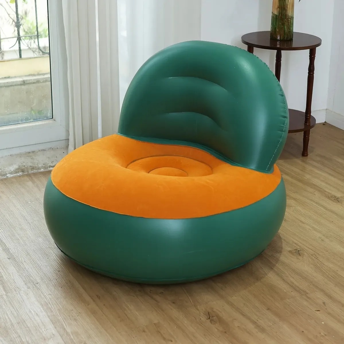 Sillon Puff Sofa Inflable Individual Reforzado Portátil - Imagen 2