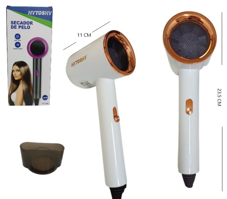 Secador de Pelo 1000w Tecnlogia Ionica Luz Azul - Imagen 5