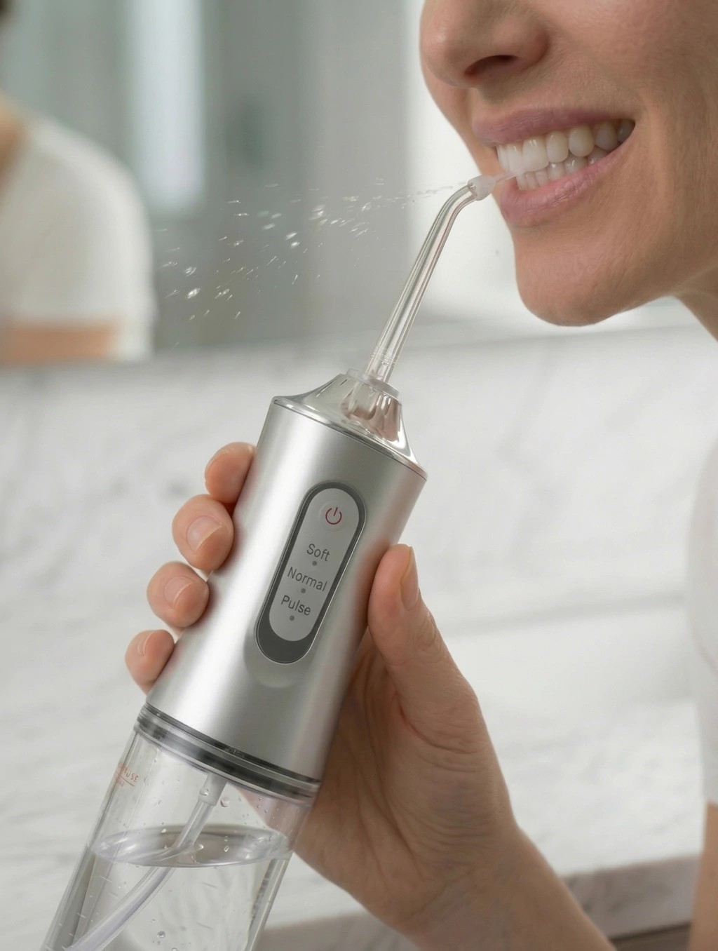 Irrigador Bucal Portatil Recargable 3 Velocidades Agua Pro - Imagen 1