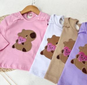 Camiseta Bordada para Bebé - Miniatura 6