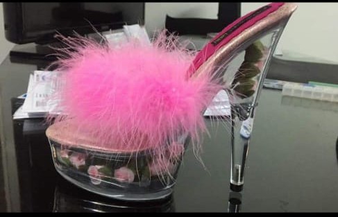 Calzados de Damas. Sandalias con Taco de Acrílico. Se Hace por Pedido - Imagen 2