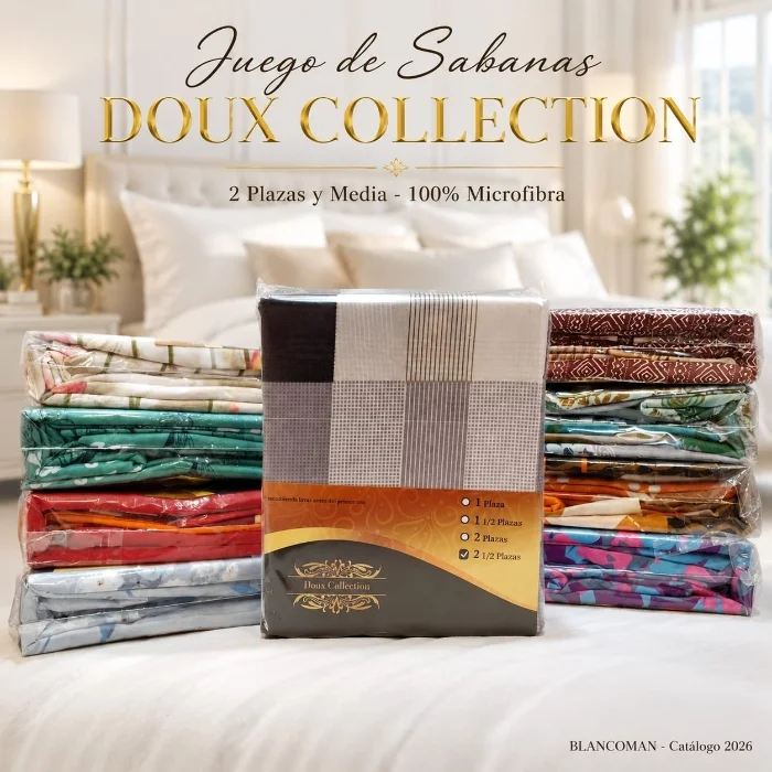 Sabanas Estampadas Doux Collection