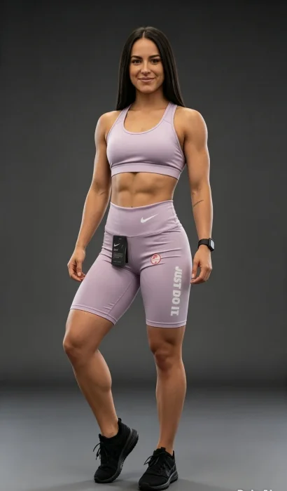 Biker Estampado de Lycra Just Do It
