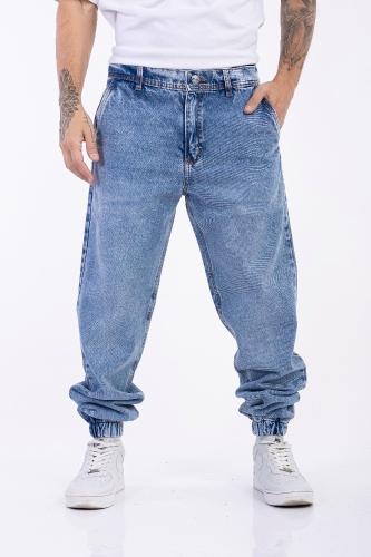 Jean Jogger Cargo Nevado Hombre Celeste - Miniatura 2