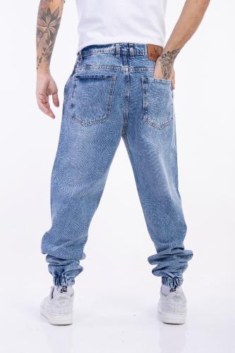 Jean Jogger Cargo Nevado Hombre Celeste - Miniatura 3