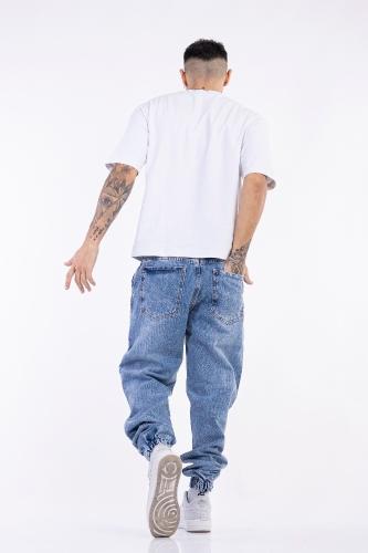 Jean Jogger Cargo Nevado Hombre Celeste - Miniatura 6