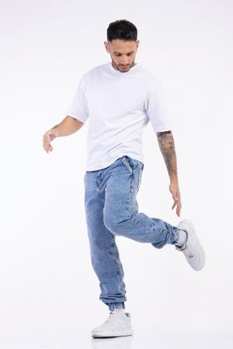 Jean Jogger Cargo Nevado Hombre Celeste - Miniatura 7