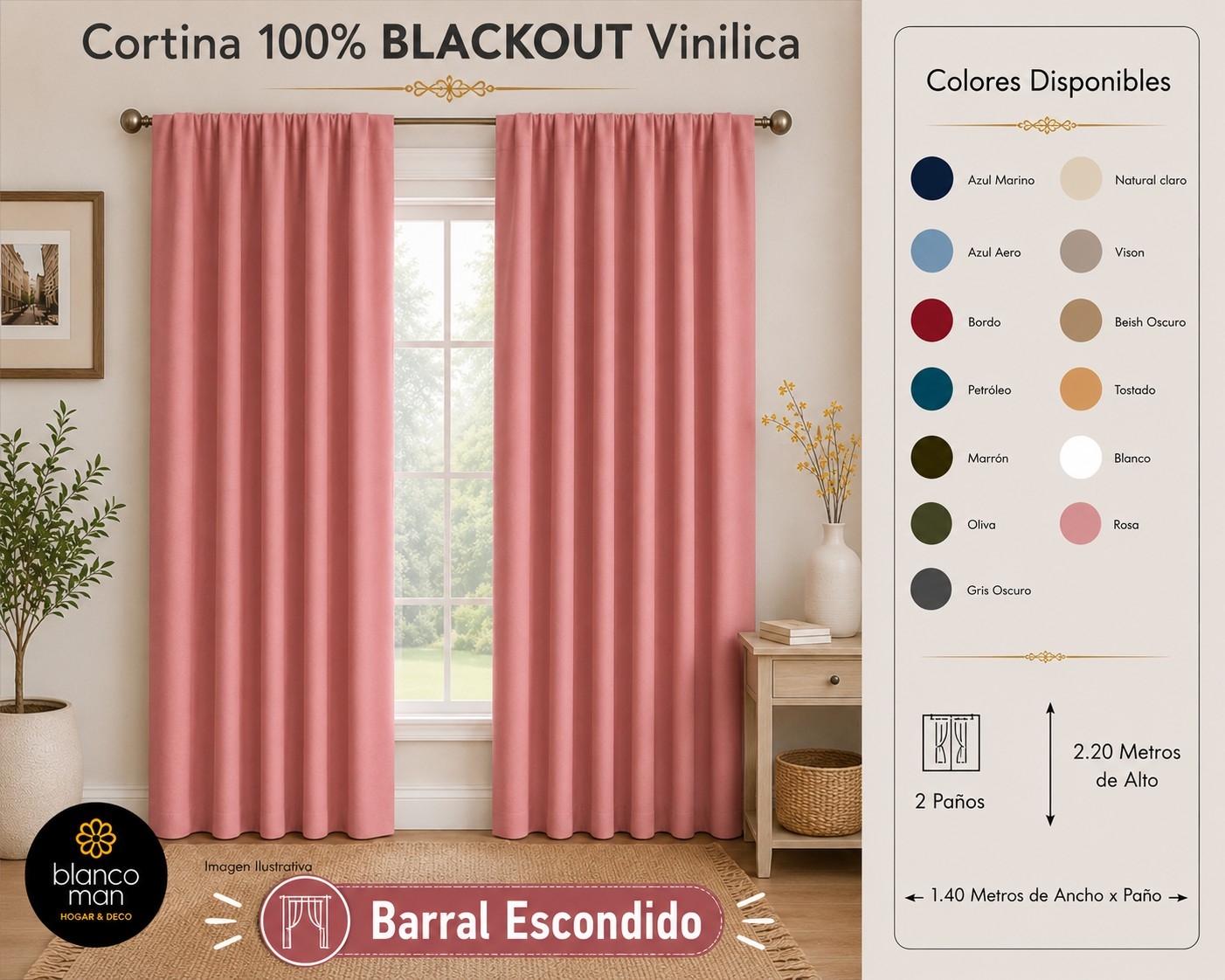 Cortina Black Out - Imagen 2