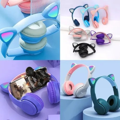Vincha Bluetooth Gatito C/luz - Imagen 2