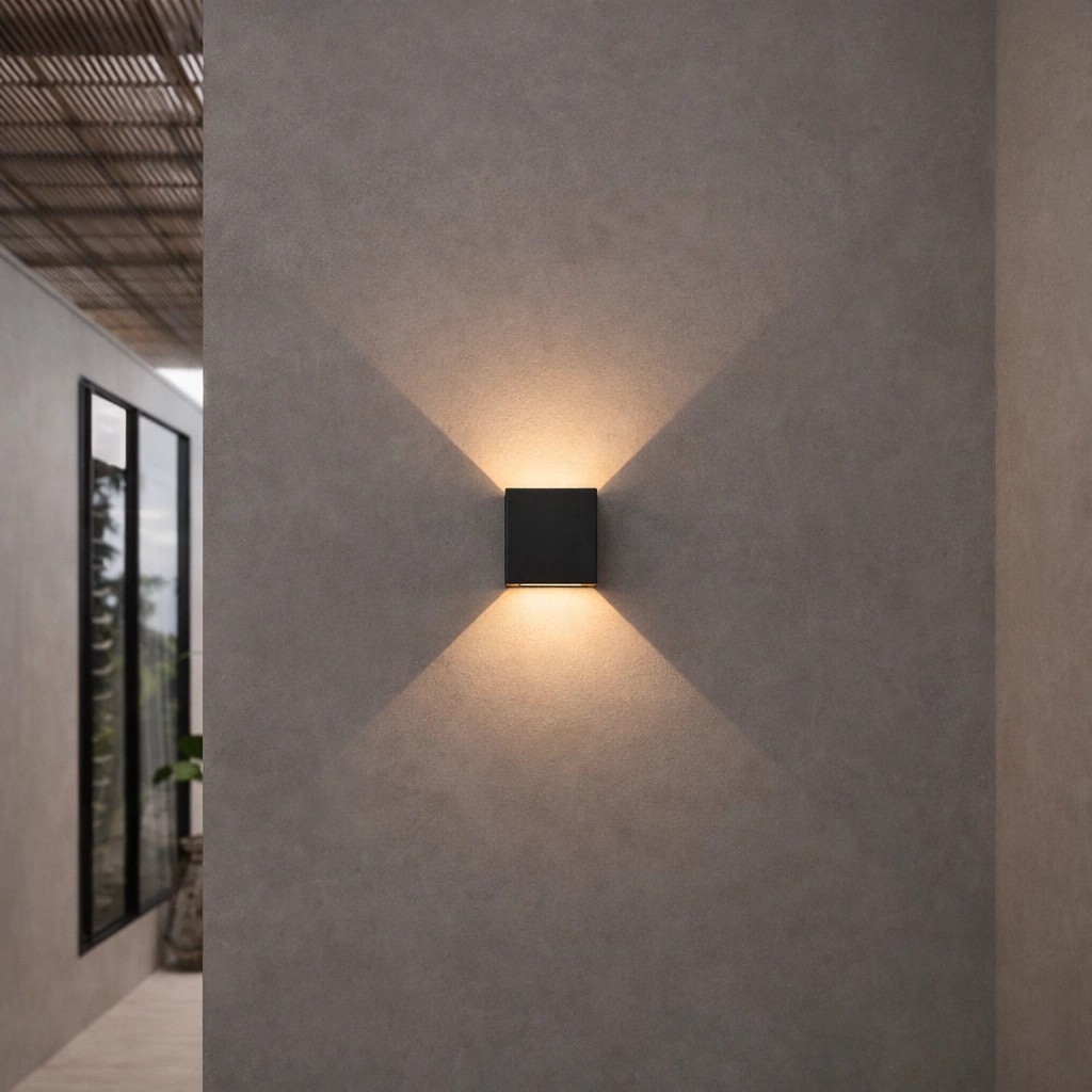 Led Pared Calido Bidireccional C/sensor - Imagen 2