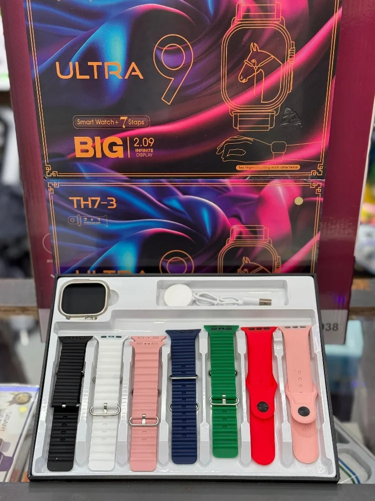 Reloj Smartwatch Ultra 9 Big C/ 7 Mallas Intercambiables - Imagen 3