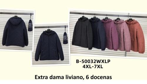 Camperas  Pluma Varon y Dama Booty Talla Especial