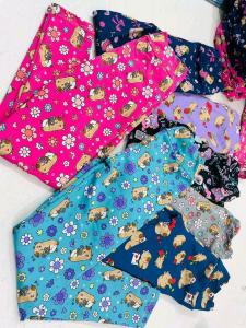 Calza Retro Frizado Estampado