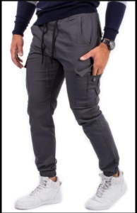 Pantalon Cargo Gabardina