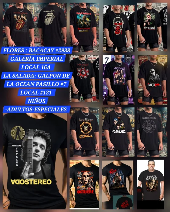 Varios Diseños en Talles Especiales