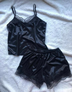 Pijama de Satén con Short