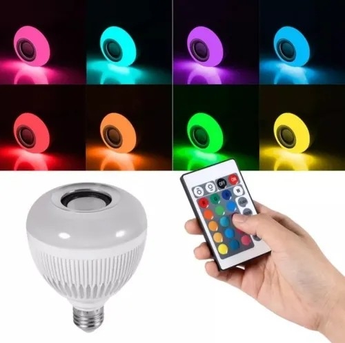 Foco Rgb con Parlante Bluetooth con Control - Imagen 1