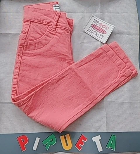 Pantalón de Gabardina Niña Elastizada