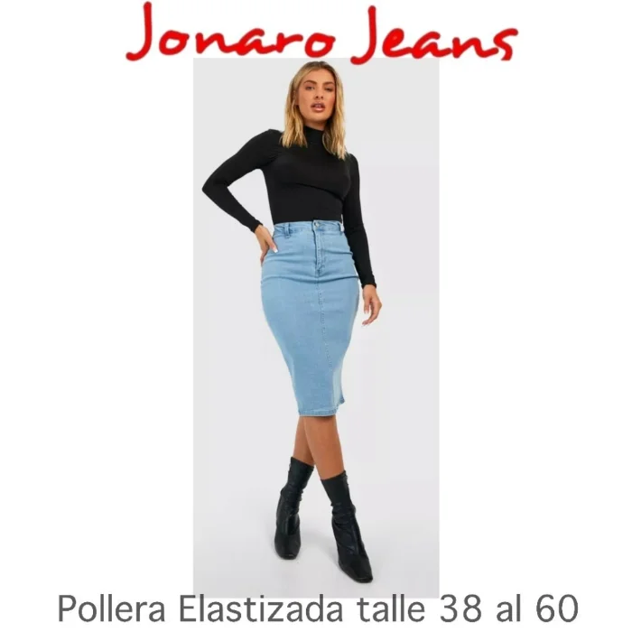 Pollera Elastizada de Jean