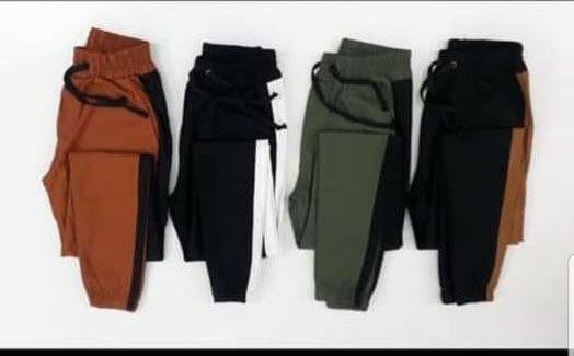 Pantalones Jhoguers de Bengalina con Franja - Imagen 2