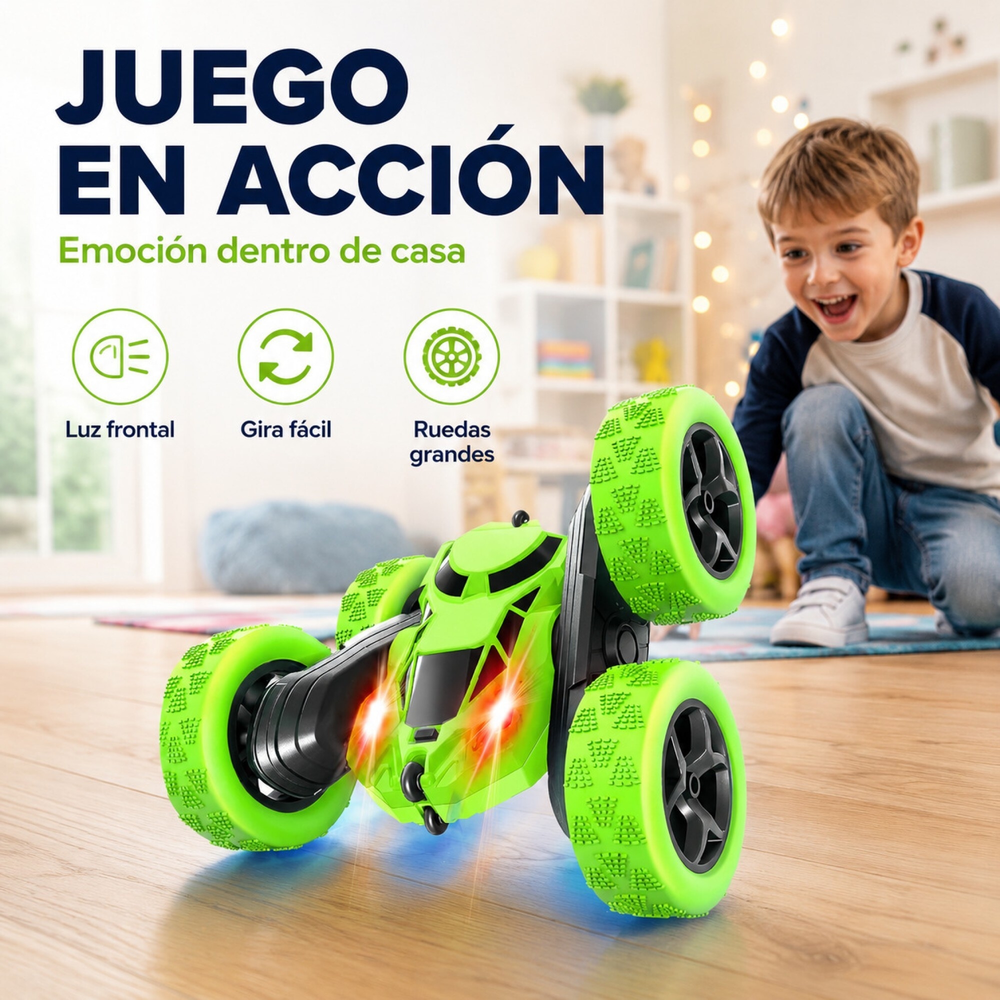 Auto Acrobatico 4x4 C/ Control - Imagen 3